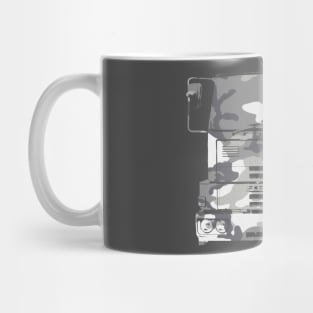 Bedford TM 1980s classic heavy lorry urban camouflage Mug